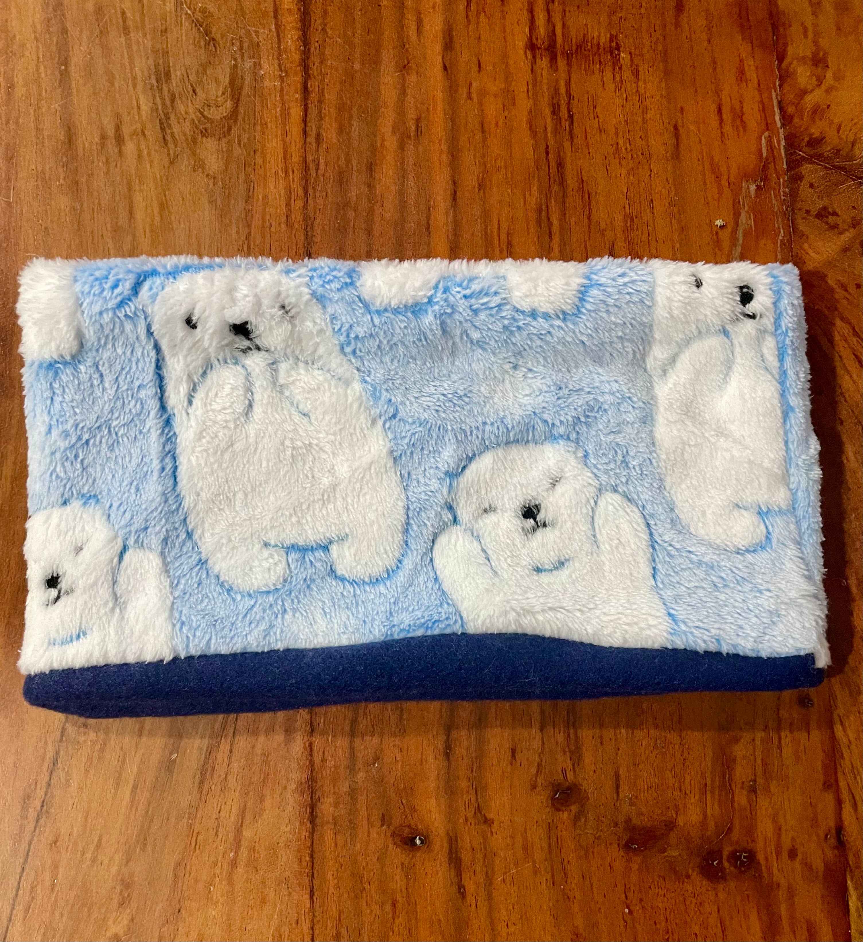 Neck Warmer Fleece- Handmade Polar Bear designs