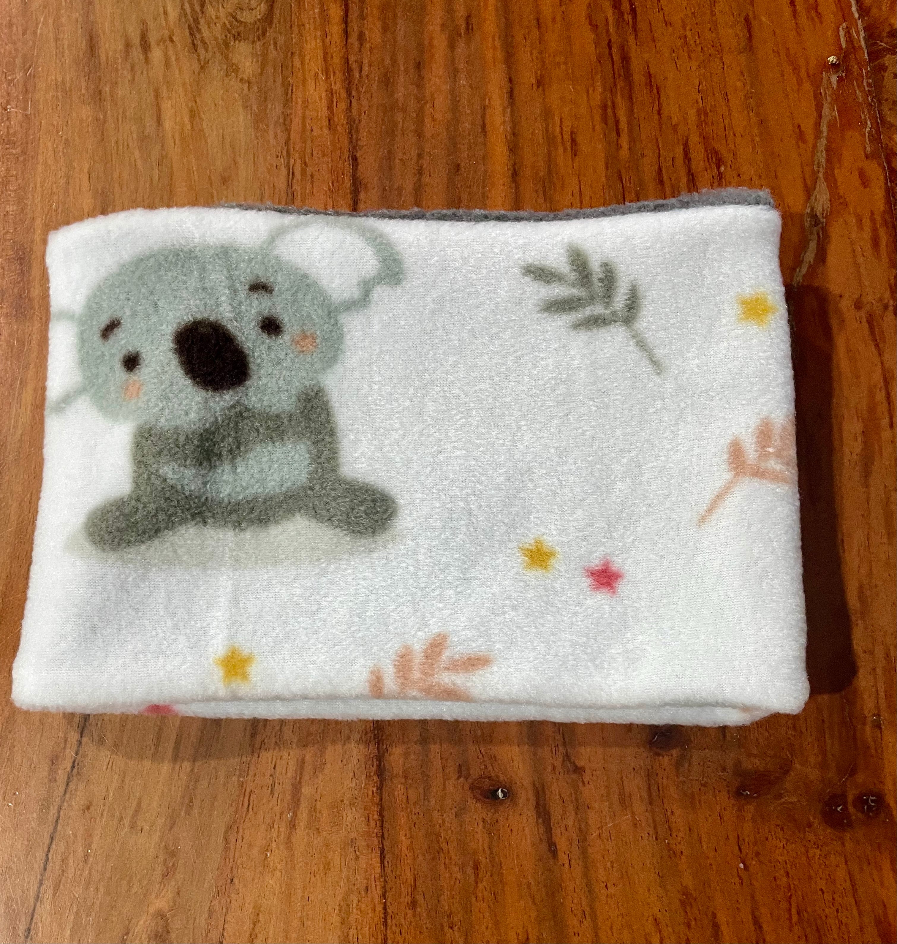 Kids Neck Warmer Fleece- Handmade Koala Bear Design