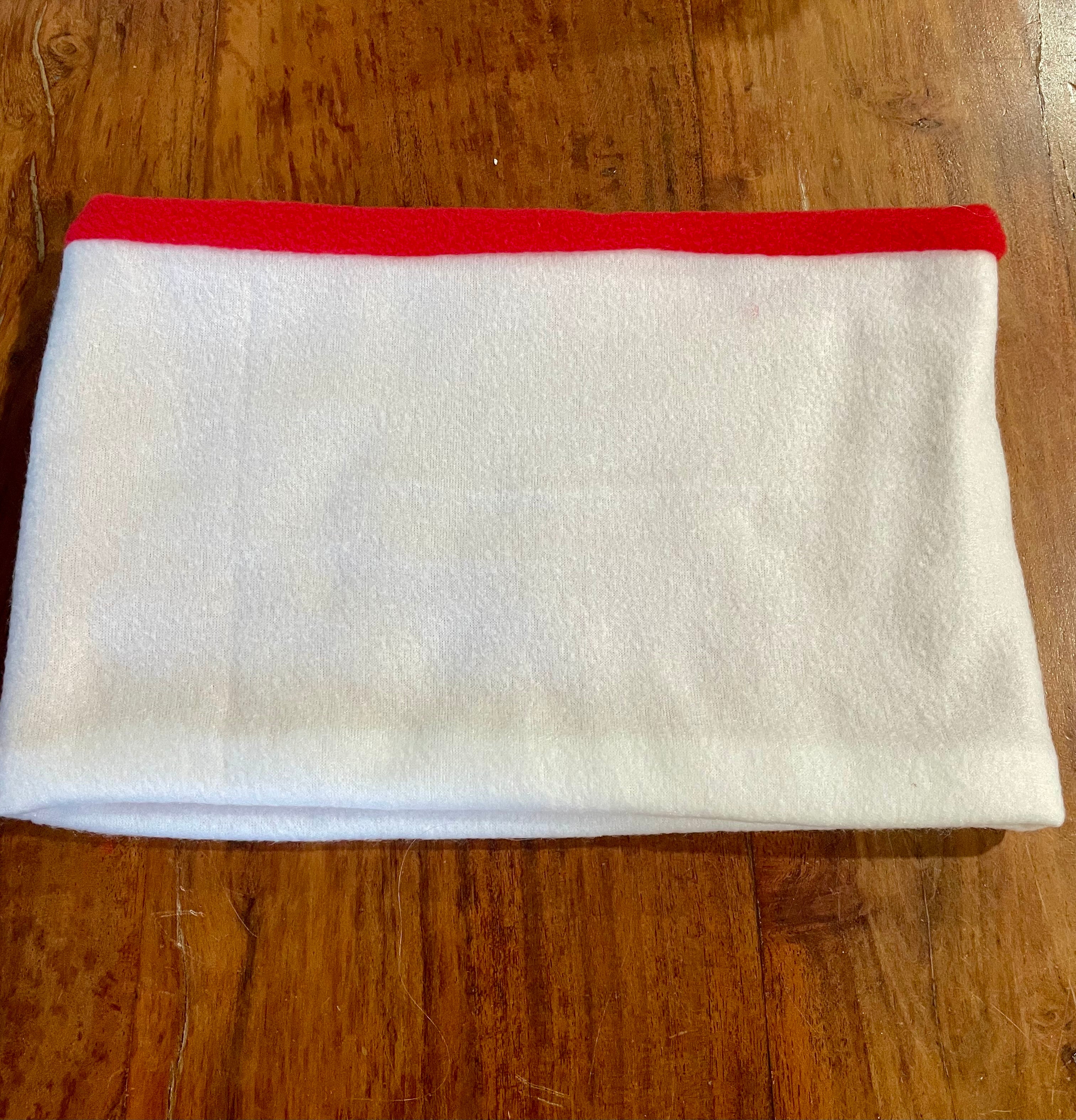 Neck Warmer Fleece- Handmade-Red Neck Warmers