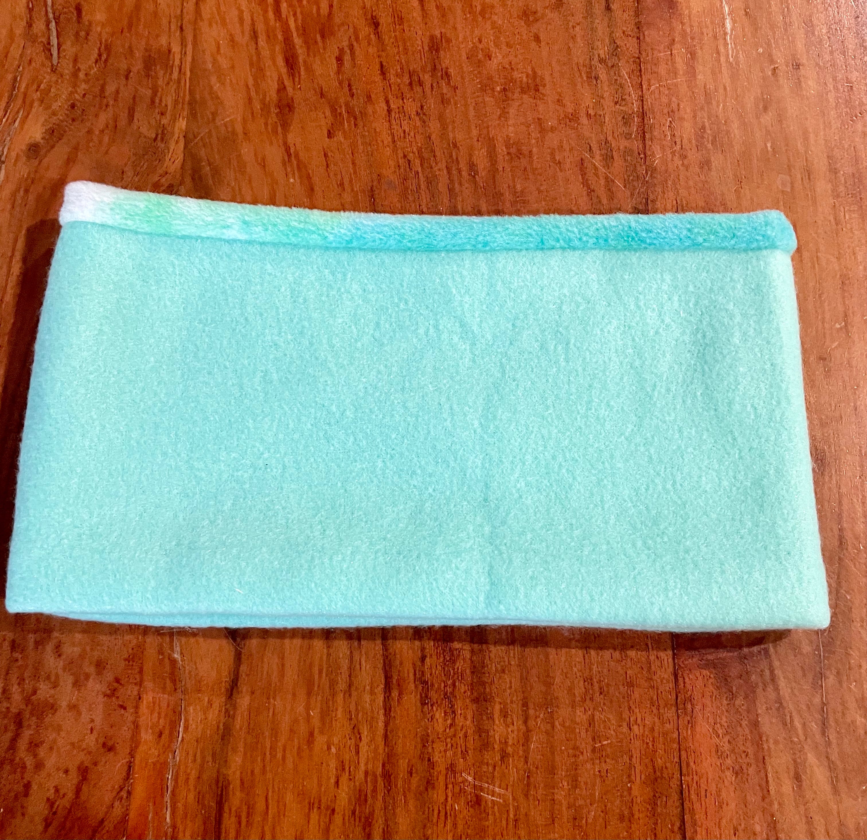 Kids Neck Warmer Fleece- Handmade Ocean Tye die Design.