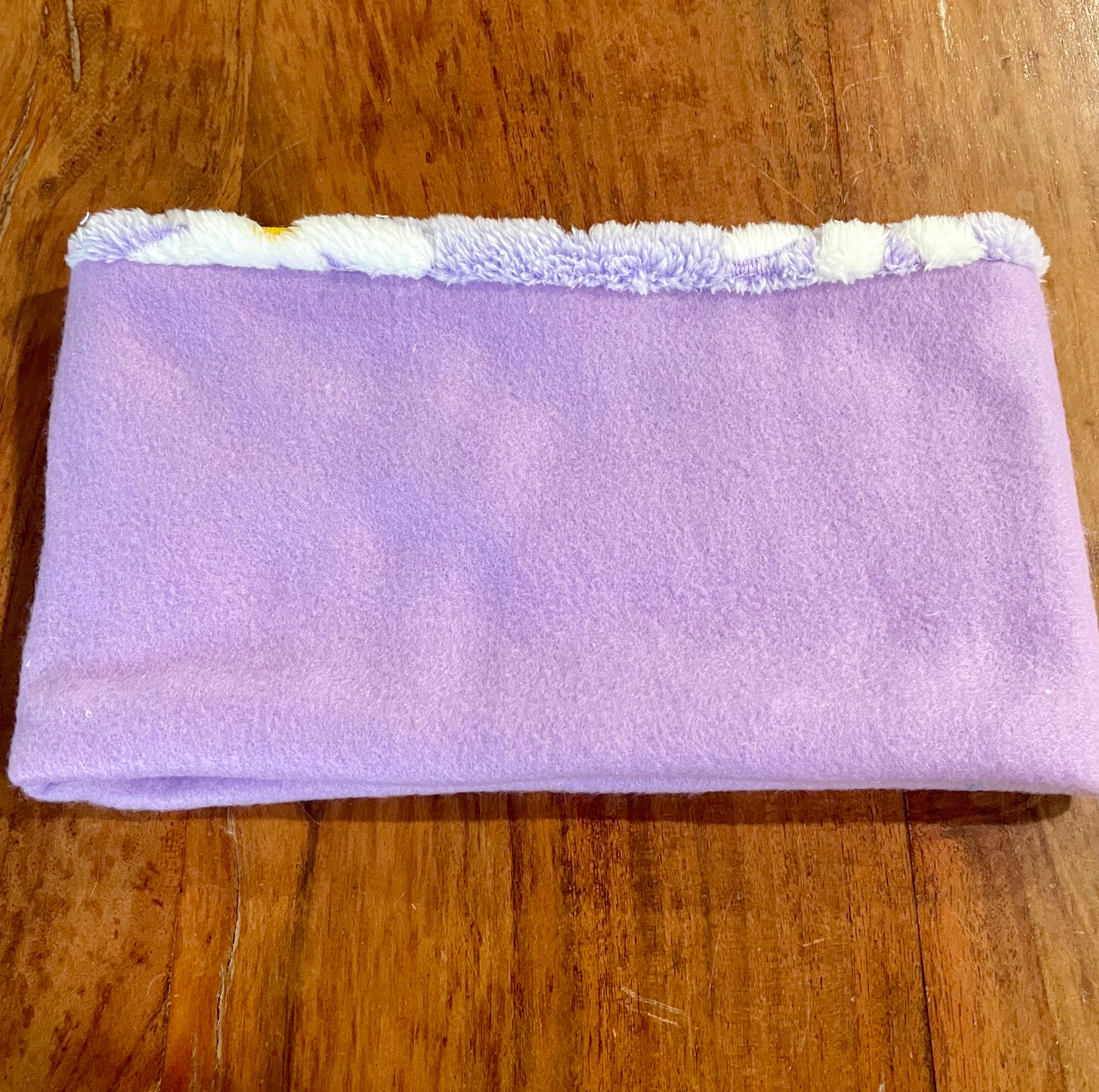 Kids Neck Warmer Fleece- Handmade Flower design