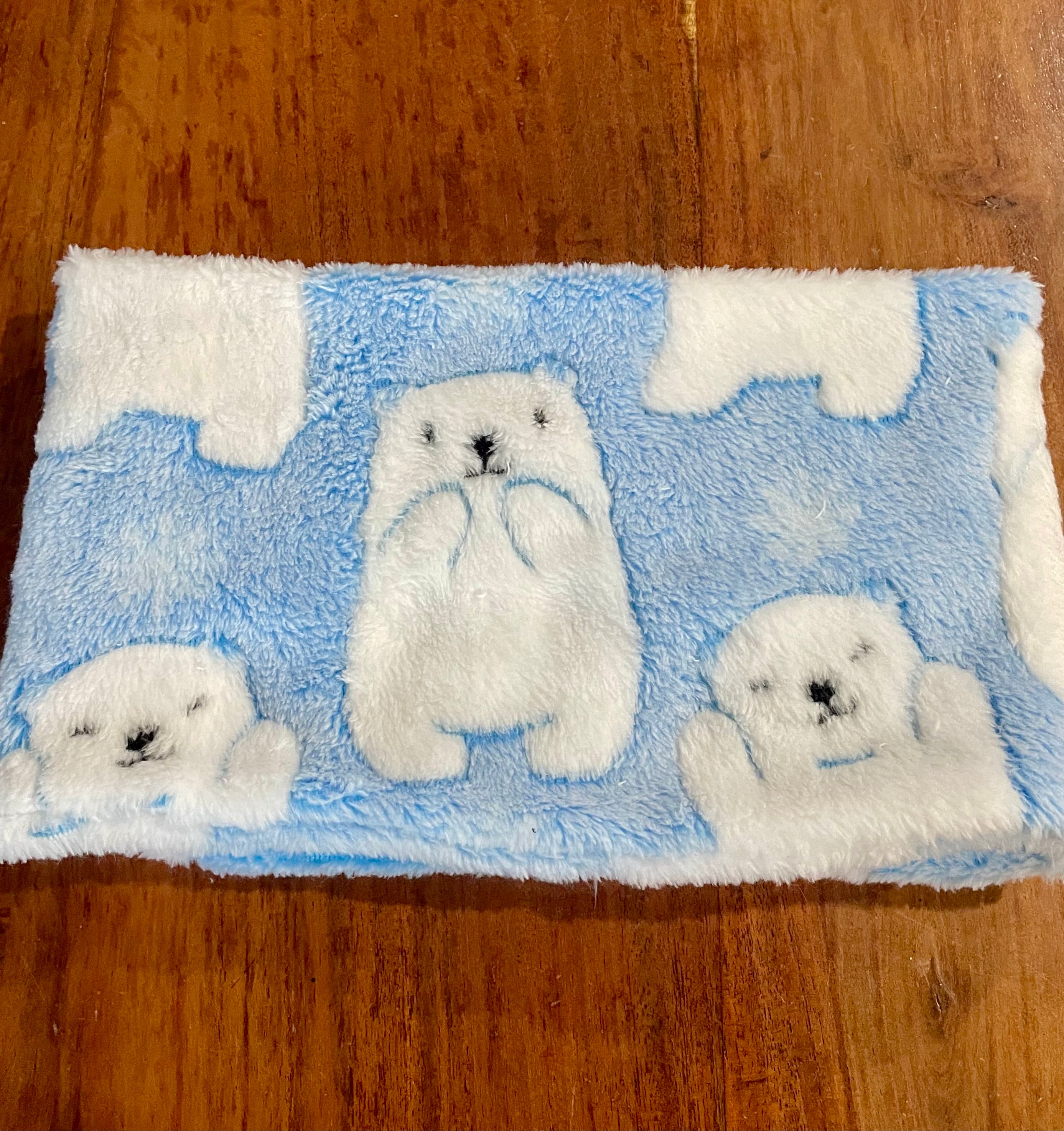 Neck Warmer Fleece- Handmade Polar Bear designs