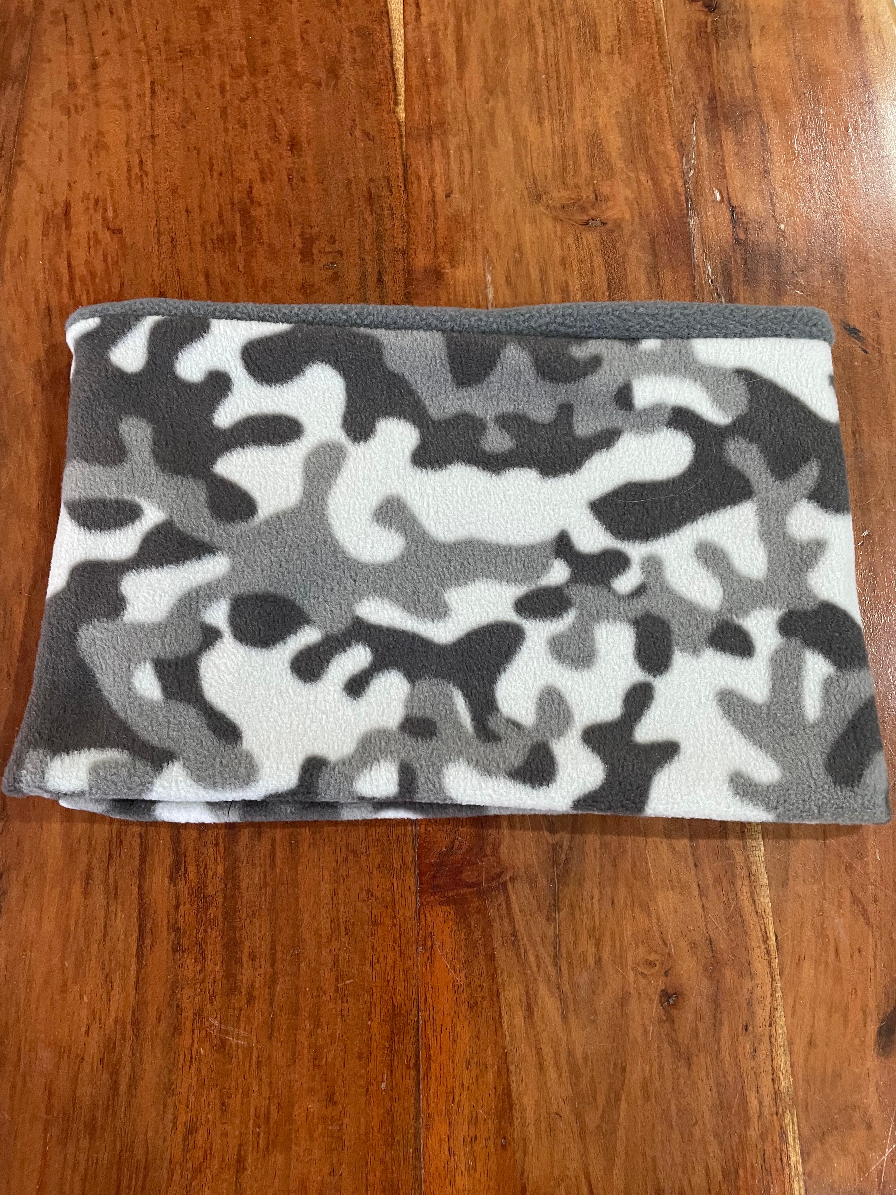 Neck Warmer Fleece- Handmade - Camouflage
