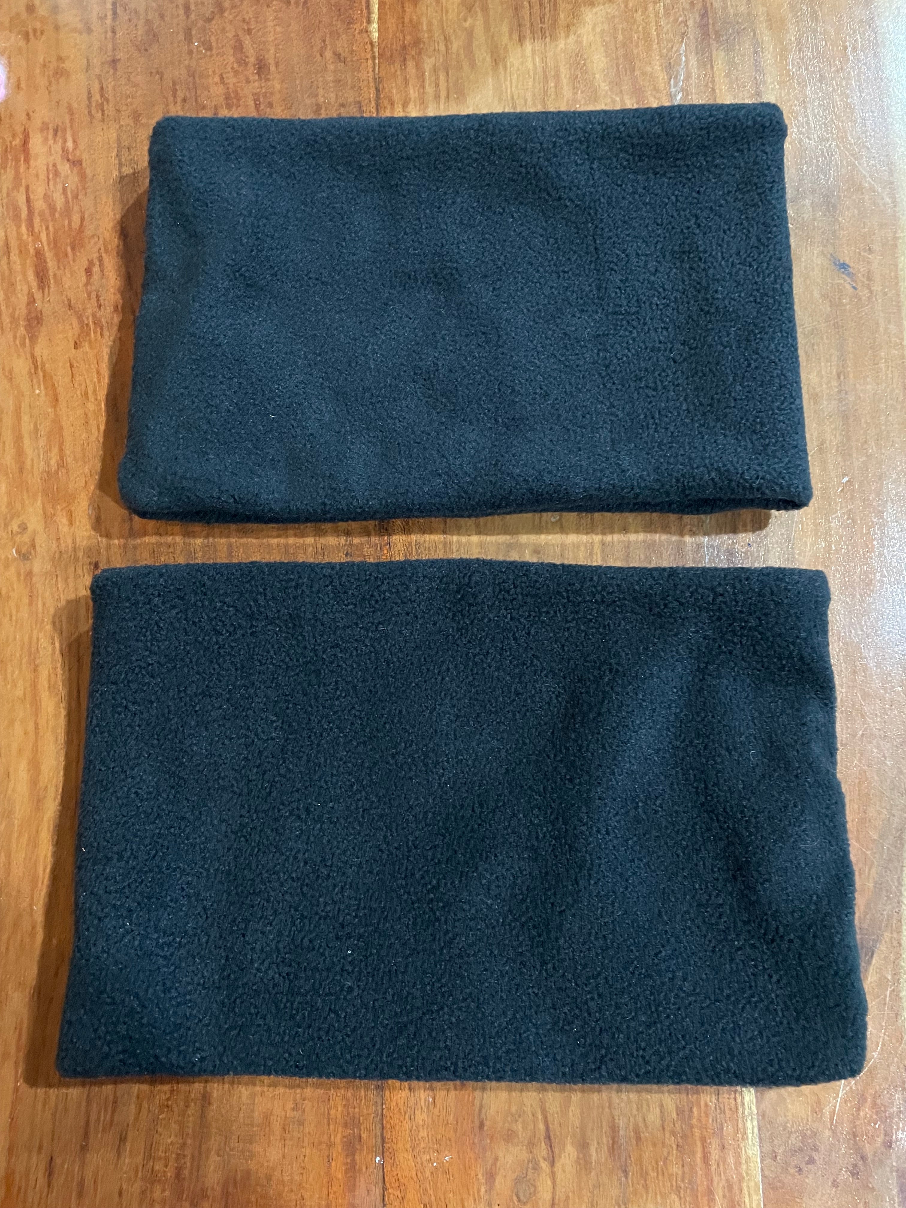 Kids Neck Warmer Fleece- Handmade Black Neck Warmer