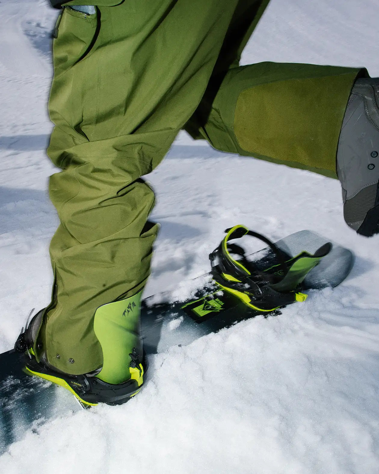 Fase JONES Mercury FASE® Fast Entry Snowboard Bindings-Lime Art, all-terrain freeride