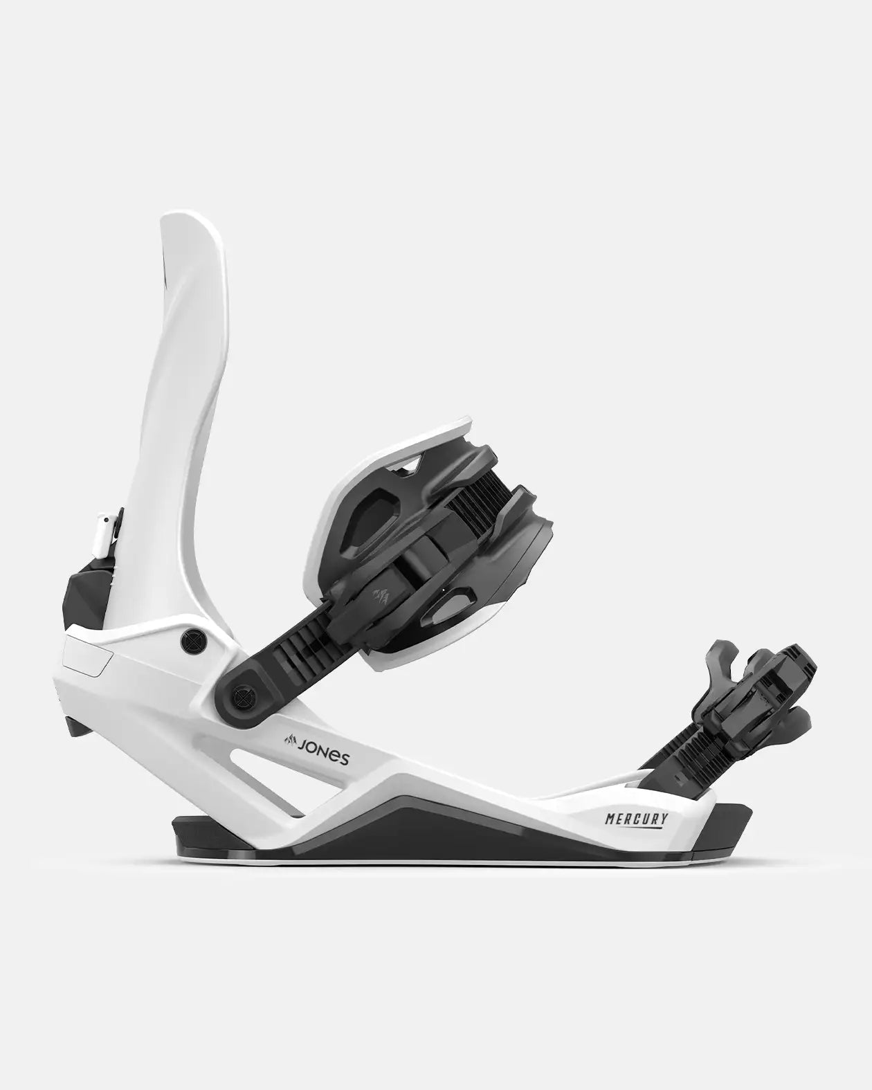 Fase JONES Mercury FASE® Fast Entry Snowboard Bindings- Cloud White, all-terrain freeride
