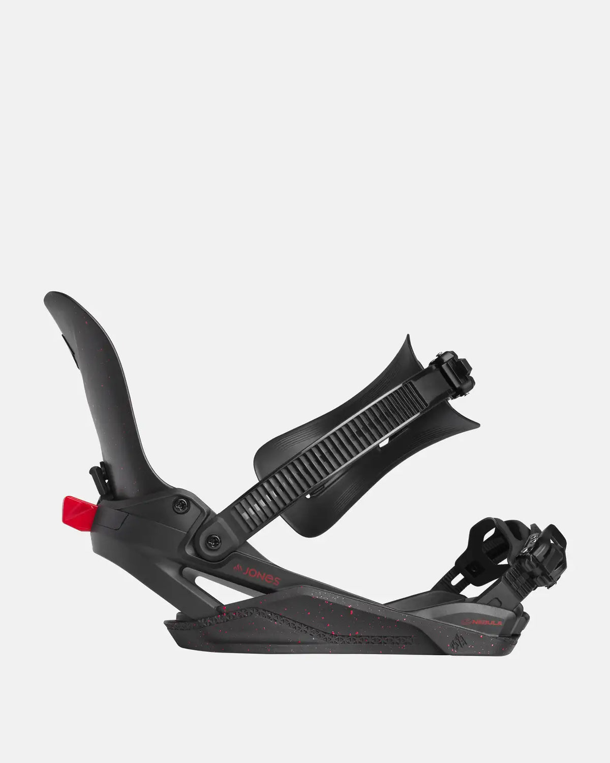 JONES Nebula FASE® Snowboard Binding - Tweaker Black/ Red