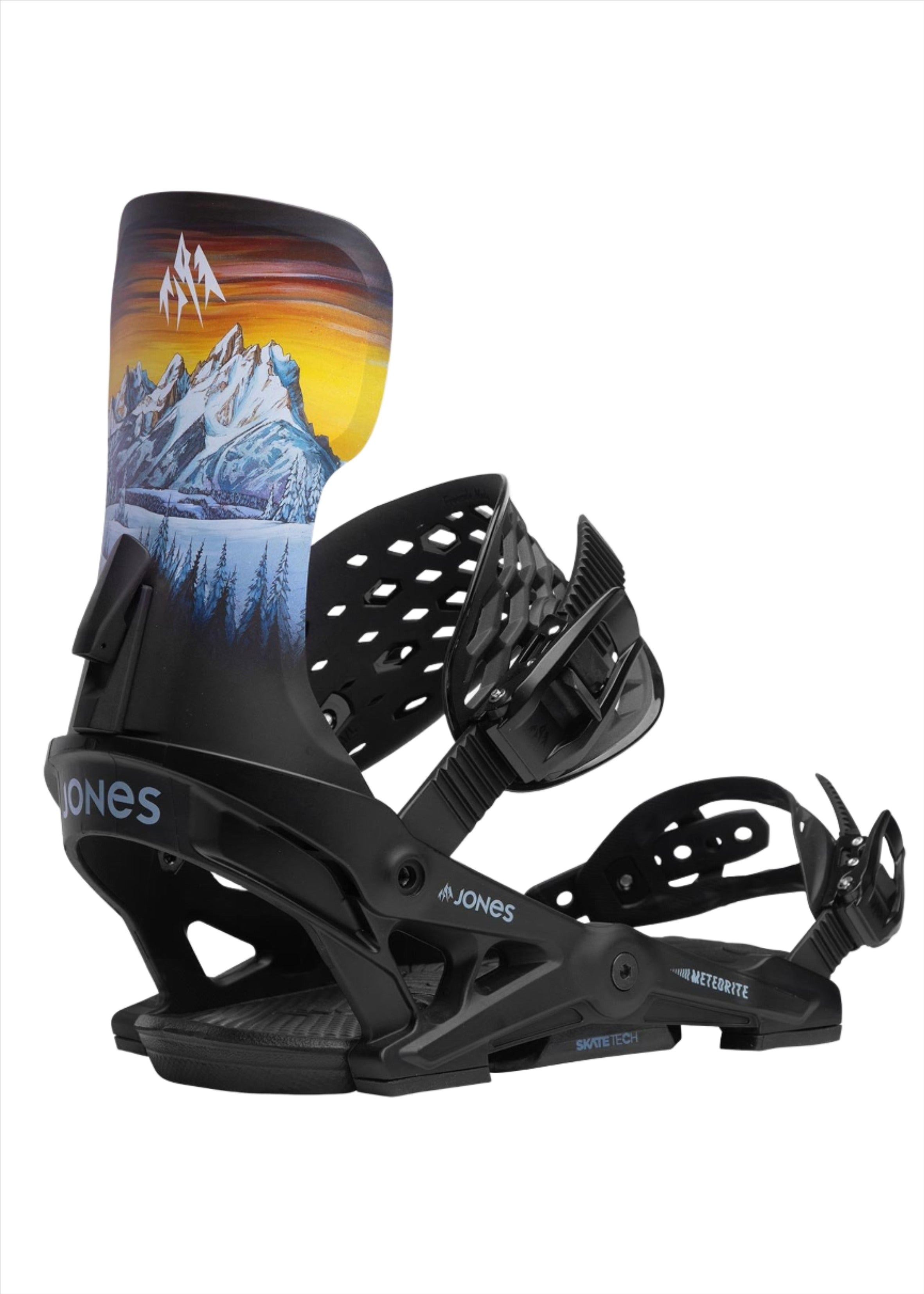 Snowboard Binding JONES METEORITE -Black Art