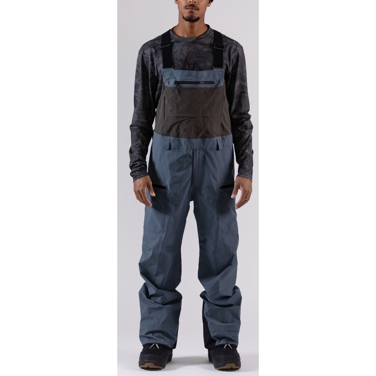 JONES Shralpinist Stretch Bib Mens- Ash Blue