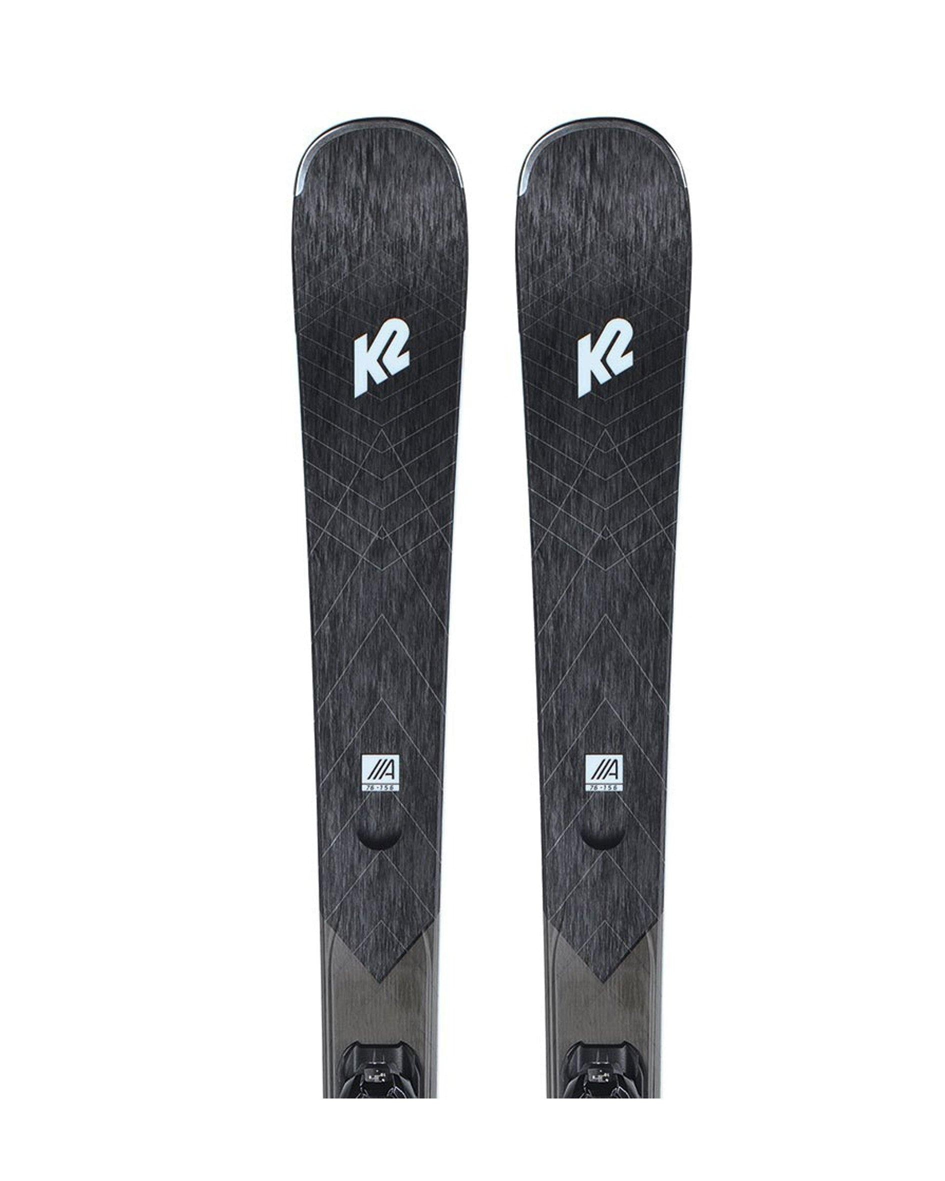 k2 anthem 75 womens skis Skis K2 Anthem 76 156cm Black Includes Bindings- Snow Alley