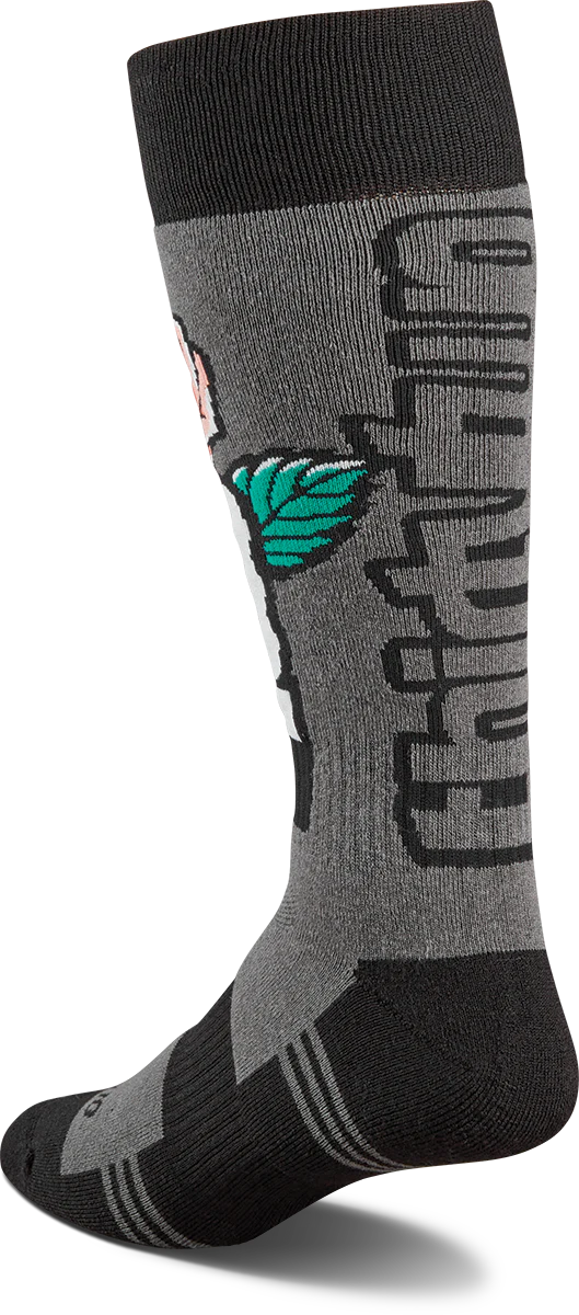 Snow Socks THIRTYTWO TM Merino Mens Socks -Black/Charcoal 2025
