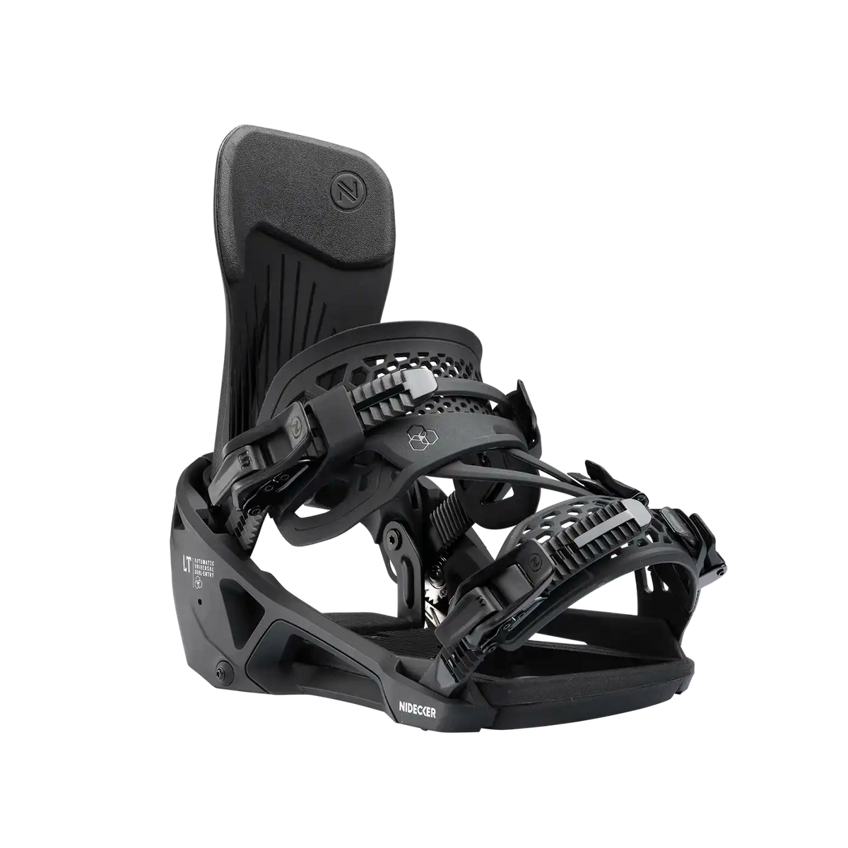 Snowboard Bindings Nidecker LT SUPERMATIC Black - NEW 2026 – Snow Alley