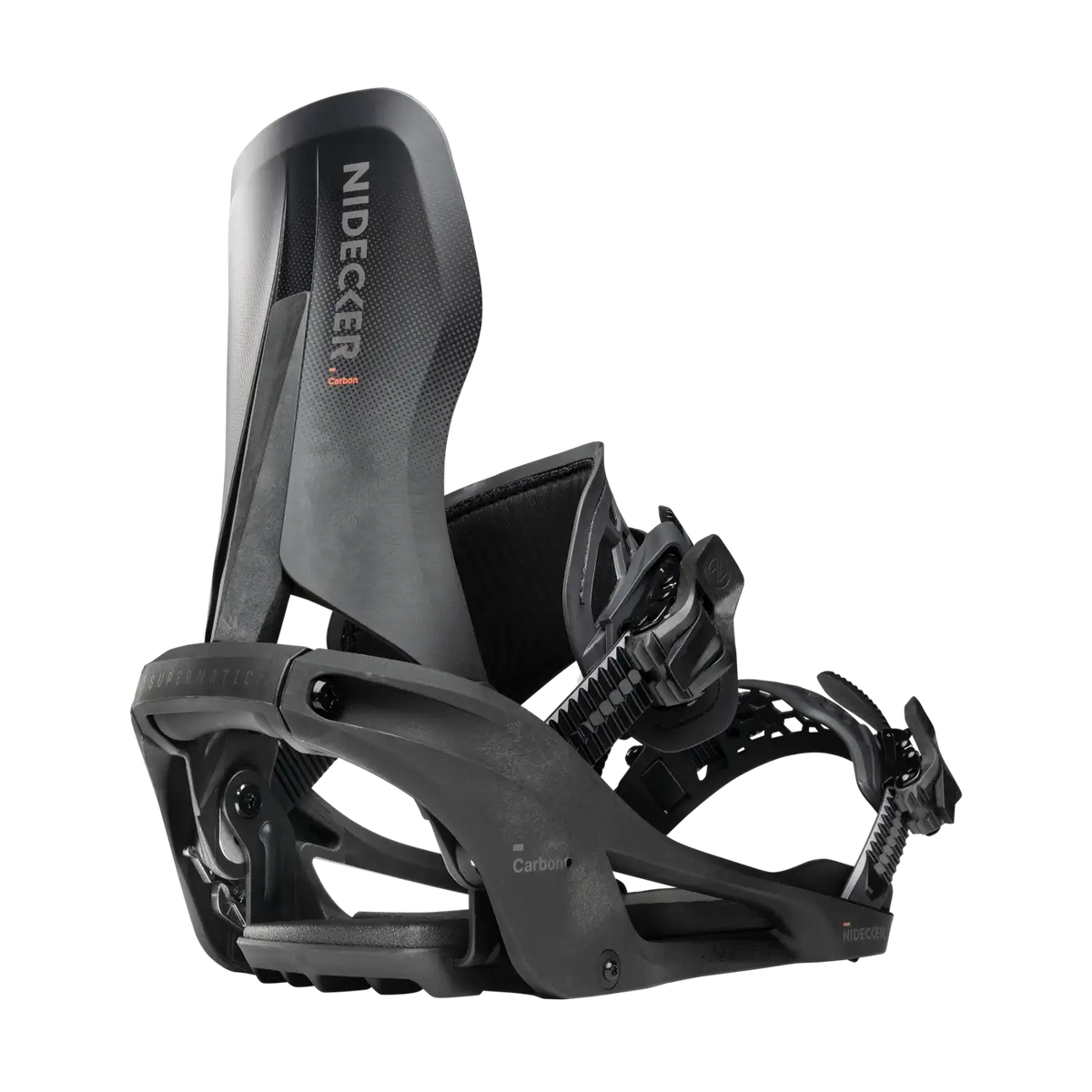 Snowboard Bindings Carbon Supermatic, Pro-Stiff, Responsive 2027