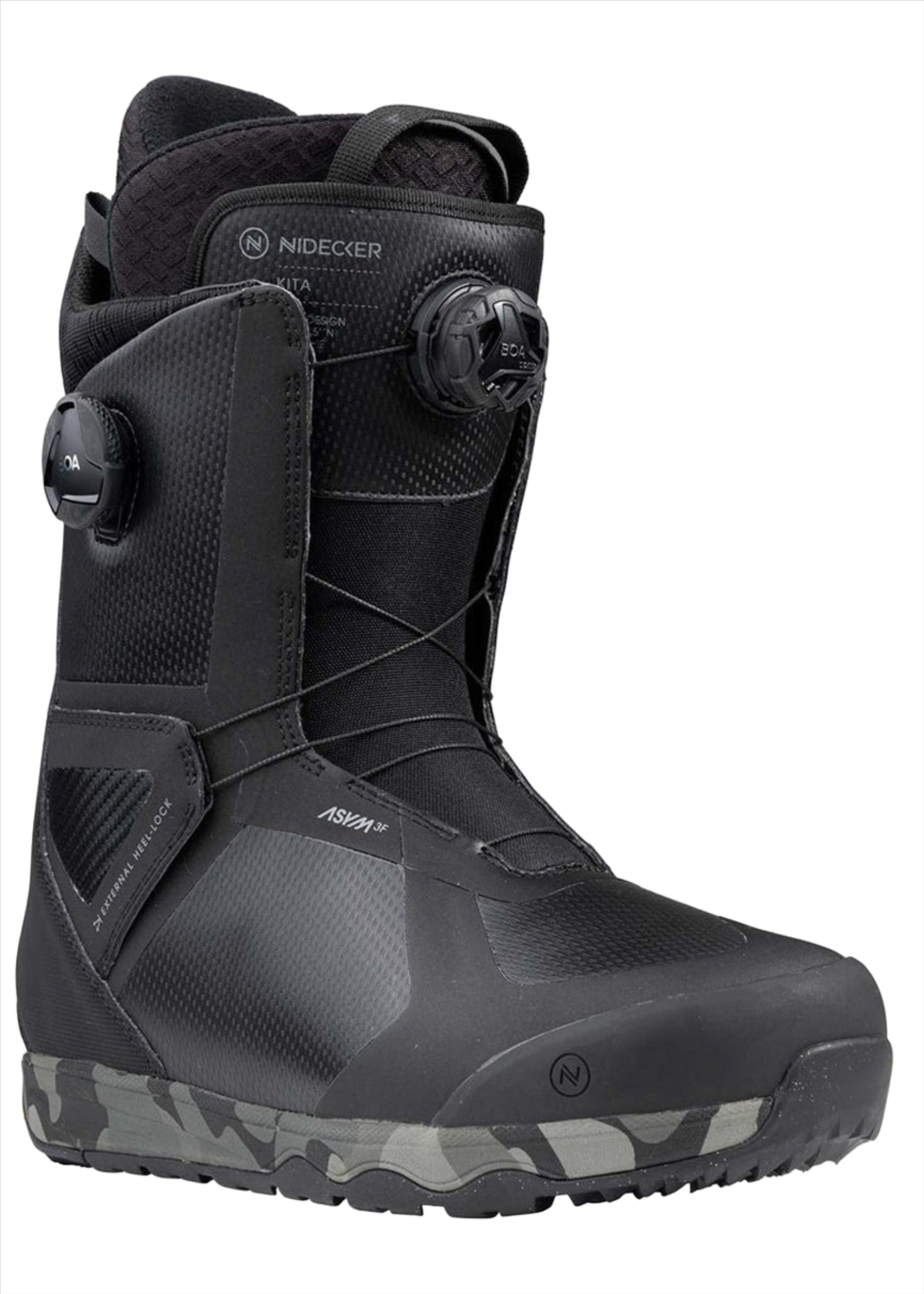 Snowboard Boots KITA NIDECKER, Mens- Black