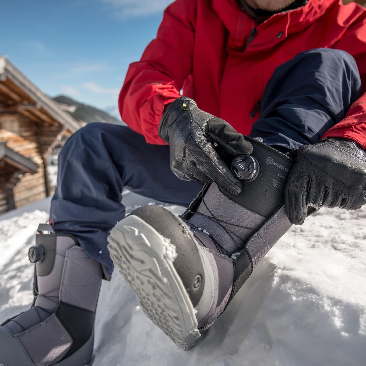 Snowboard Boots Sierra NIDECKER, Mens - Grey 2025