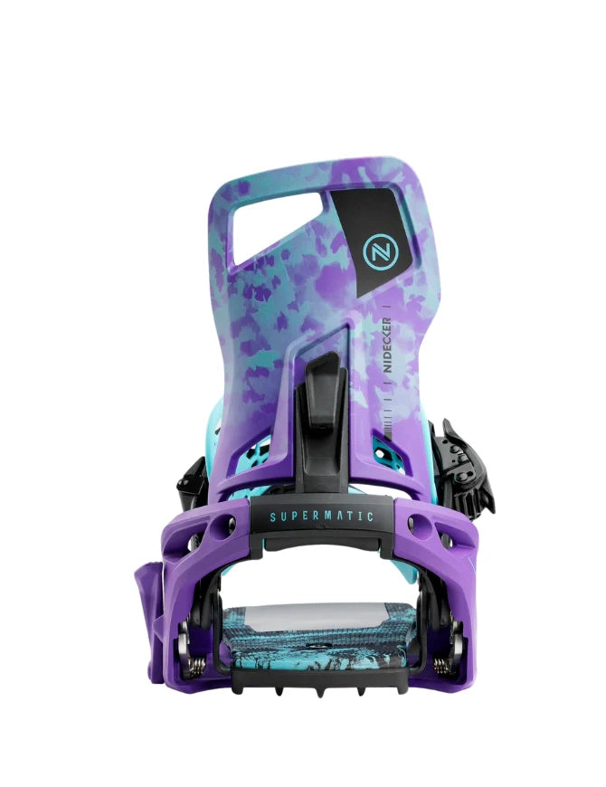 Snowboard Bindings SUPERMATIC Nidecker ,Joker Purple NEW 2026