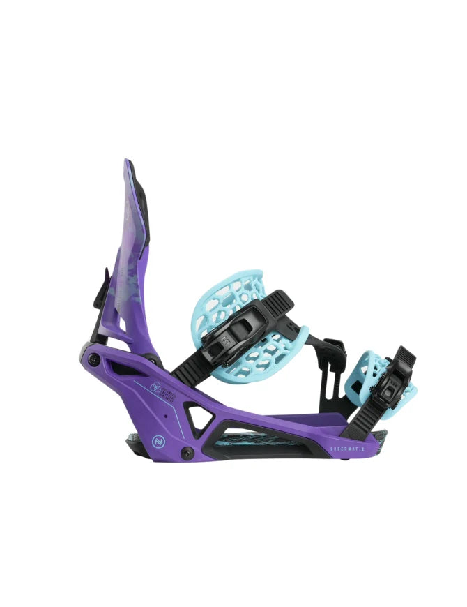 Snowboard Bindings SUPERMATIC Nidecker ,Joker Purple NEW 2026