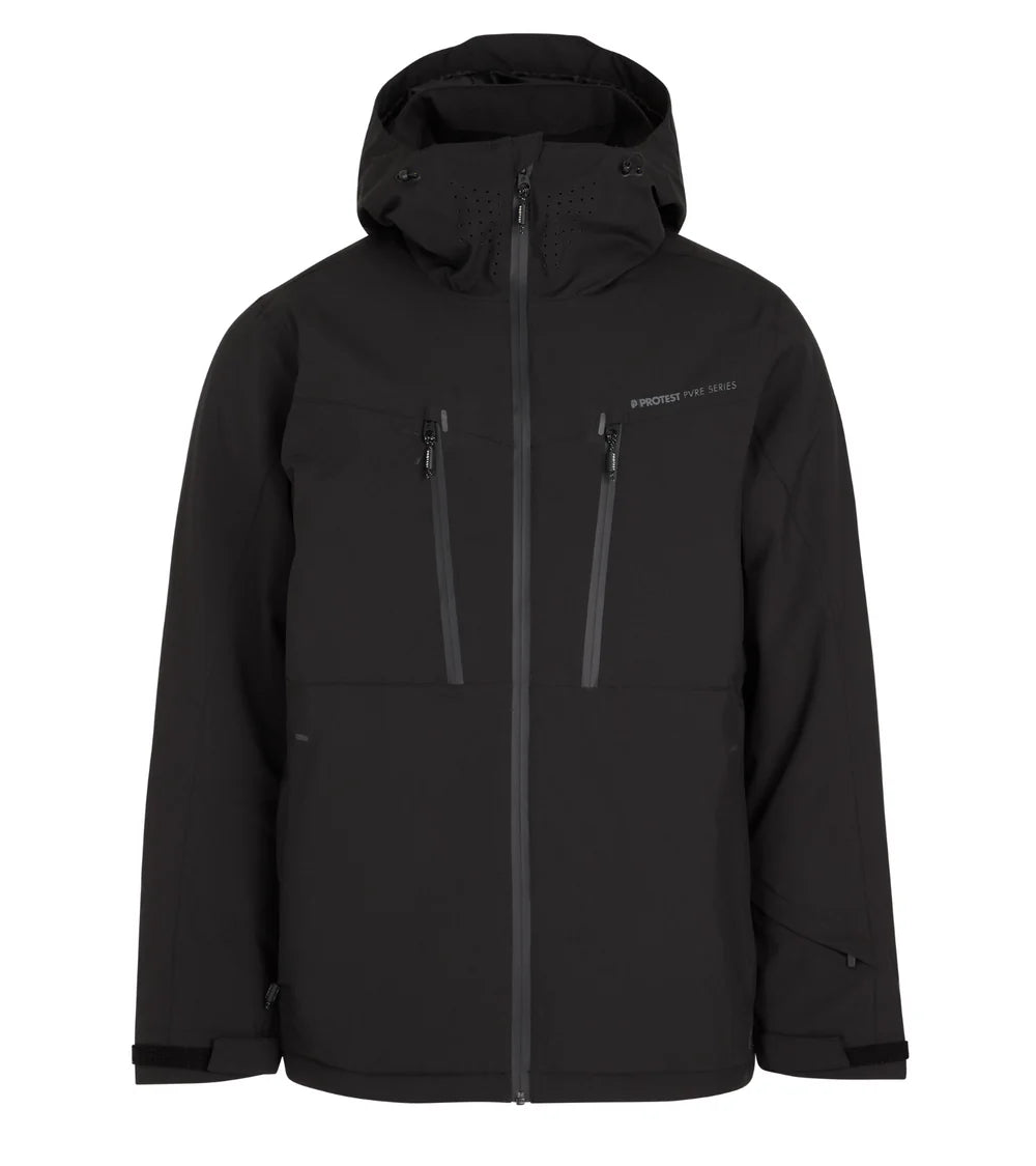 Snow Jacket PROTEST Timo Mens Jacket- Black