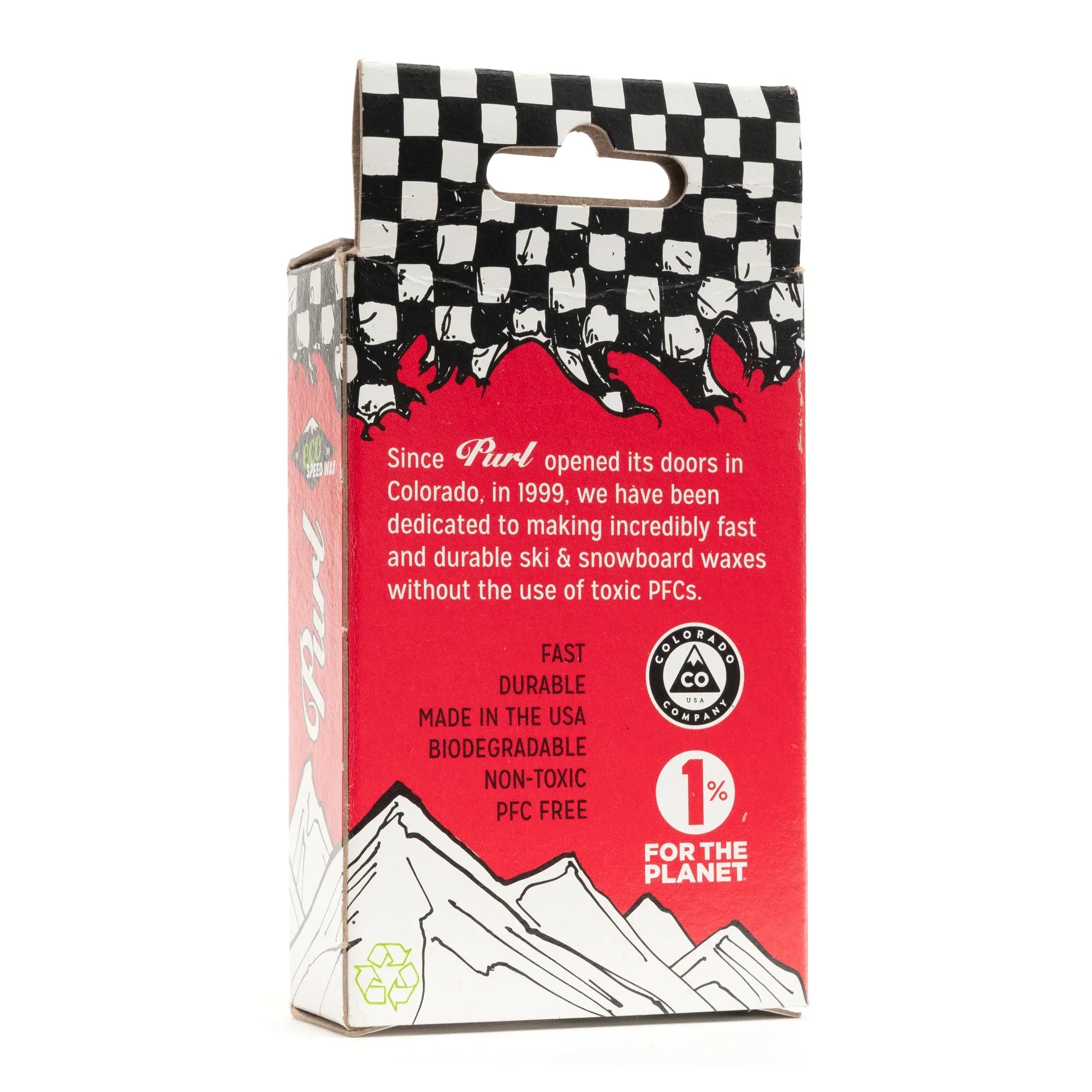 SNOWBOARD WAX All-Temp/Universal- Purl Purple Ski and Snowboard Wax