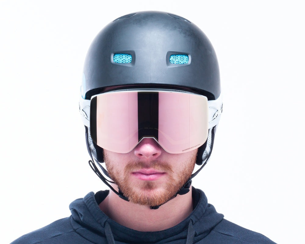 Snow RED BULL Goggles MAGNETRON SLICK-006 Matt White (2 x lense)