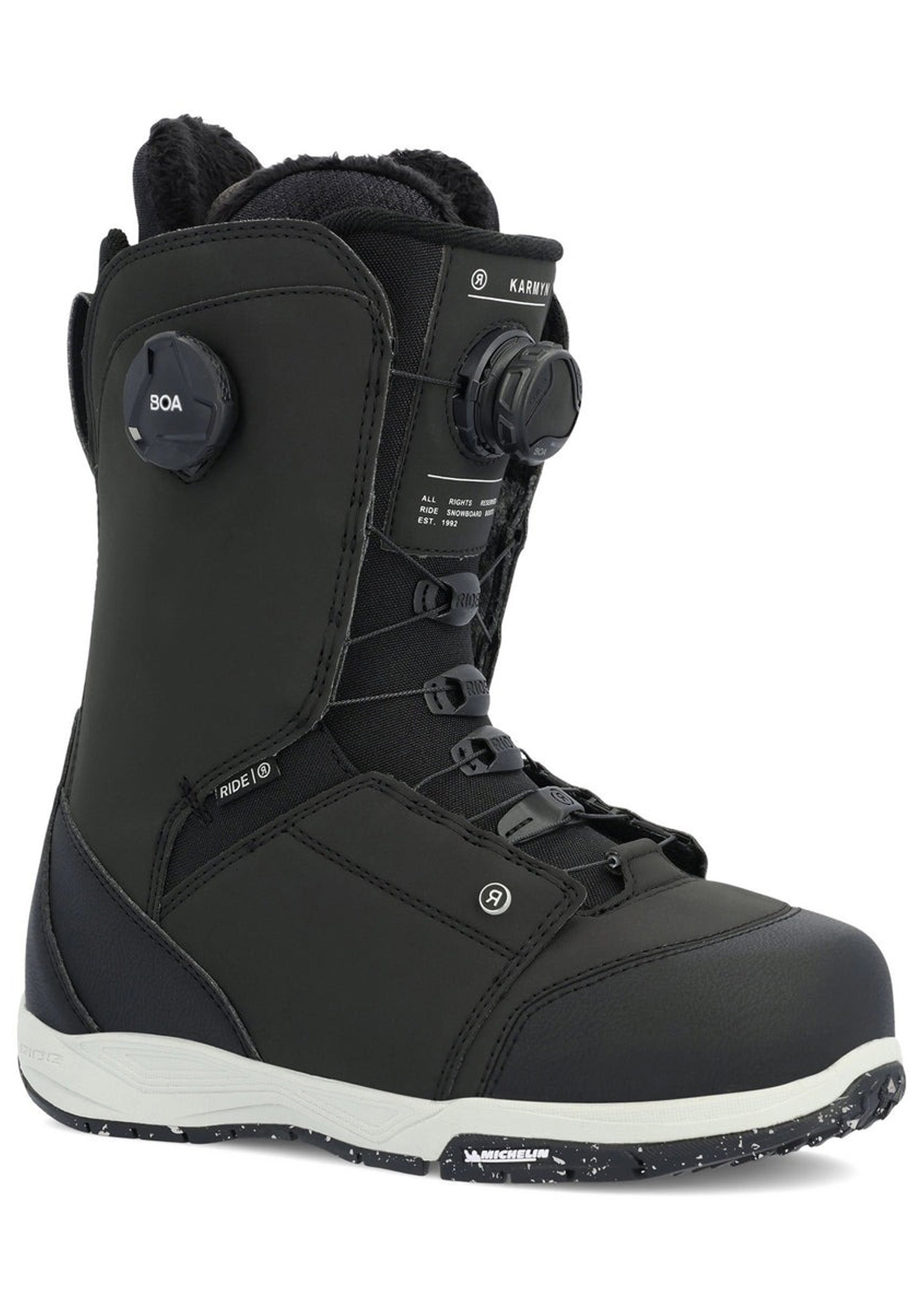 karmyn ride women's snowboard boots 2019 Snowboard Boots RIDE KARMYN ZONAL Double Boa, Womens- Black – Snow Alley