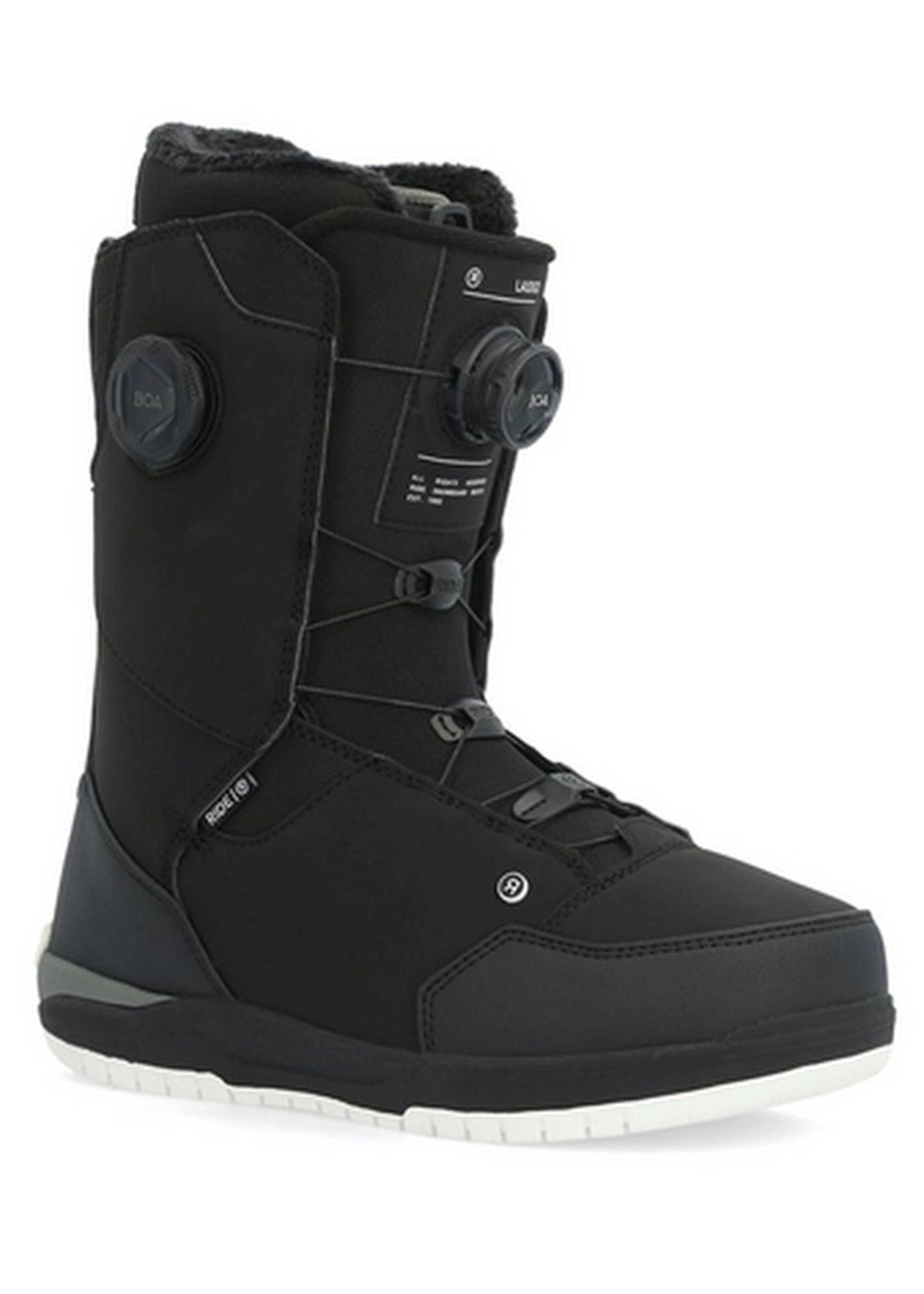 Snowboard Boots RIDE LASSO BOA, Black/ Grey 2025