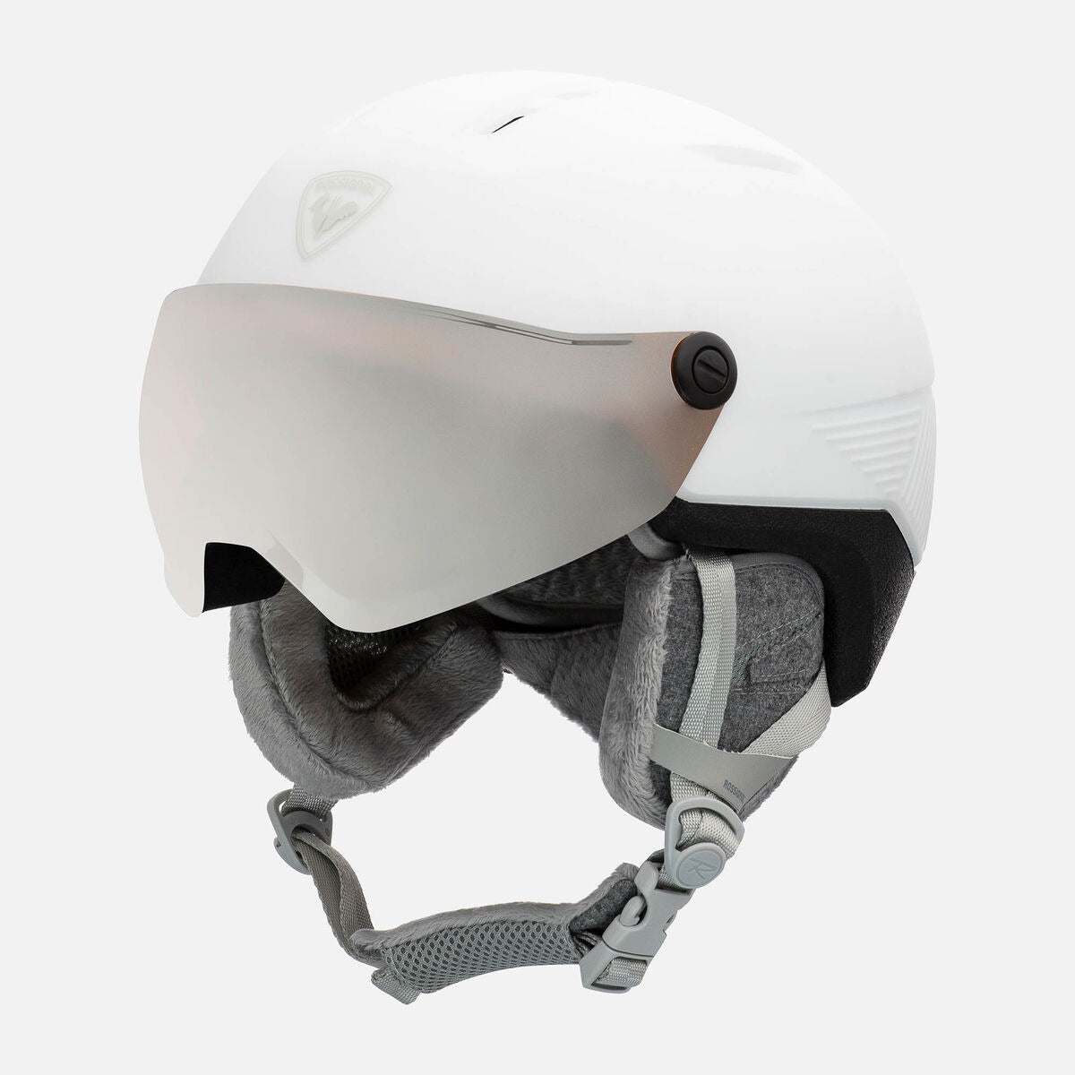 Snow Helmet ROSSIGNOL FIT VISOR IMPACTS HELMET- Womens -White