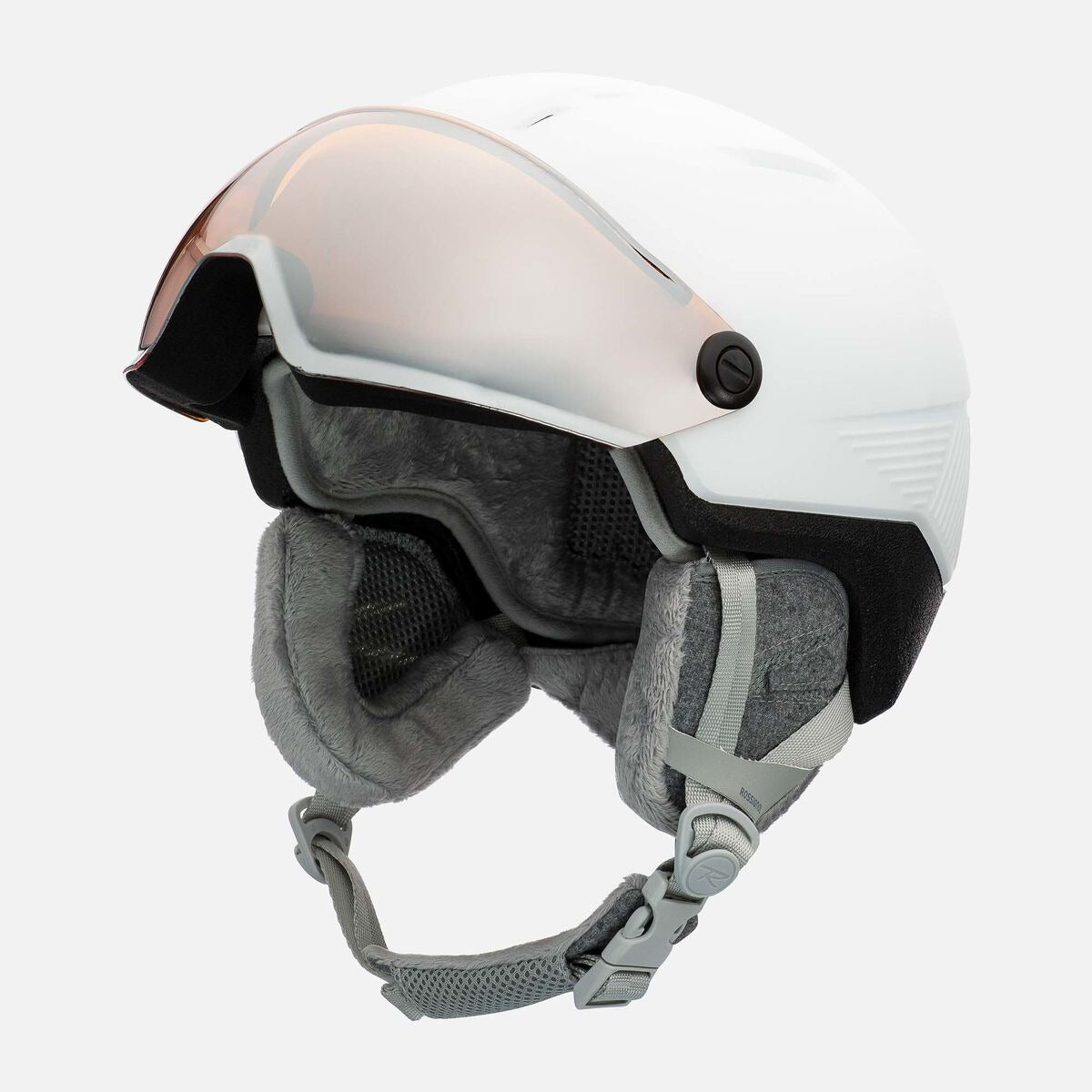 Snow Helmet ROSSIGNOL FIT VISOR IMPACTS HELMET- Womens -White