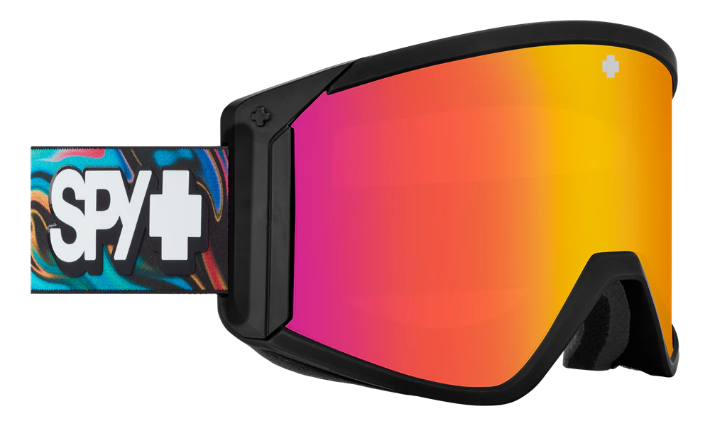 Snow Goggles SPY RAIDER Spy Psychedelic ML Bronze Pink Spectra Mirror (2x lenses)