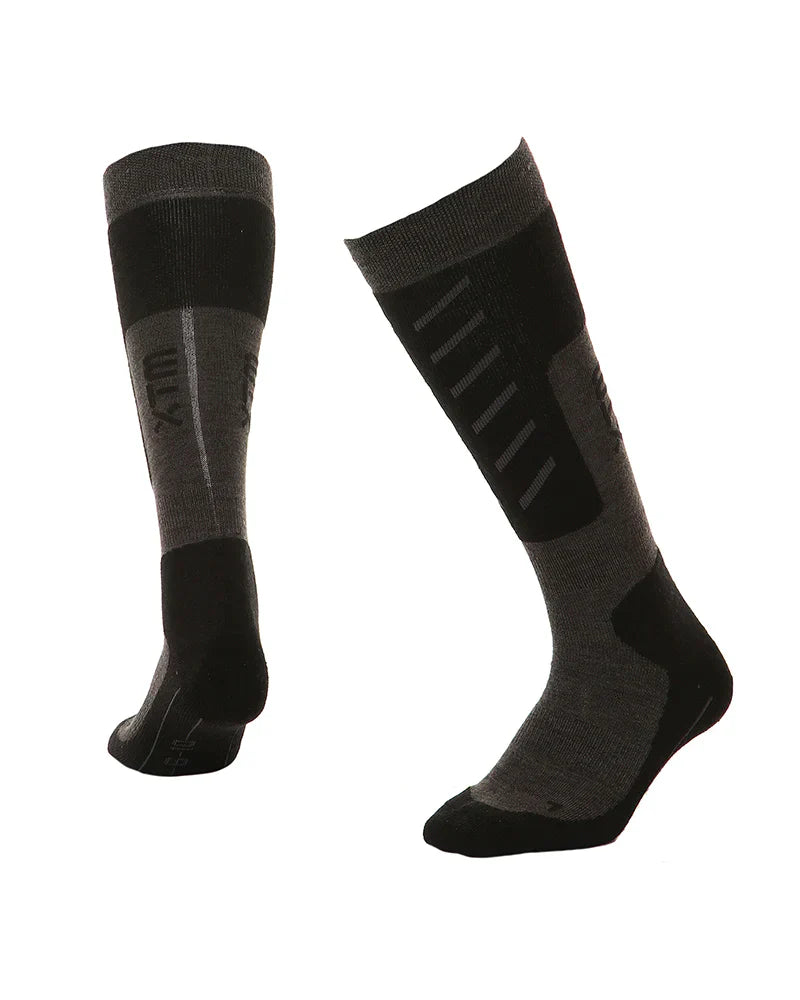 Snow Sock XTM Half Pipe Socks- Charcoal – Snow Alley