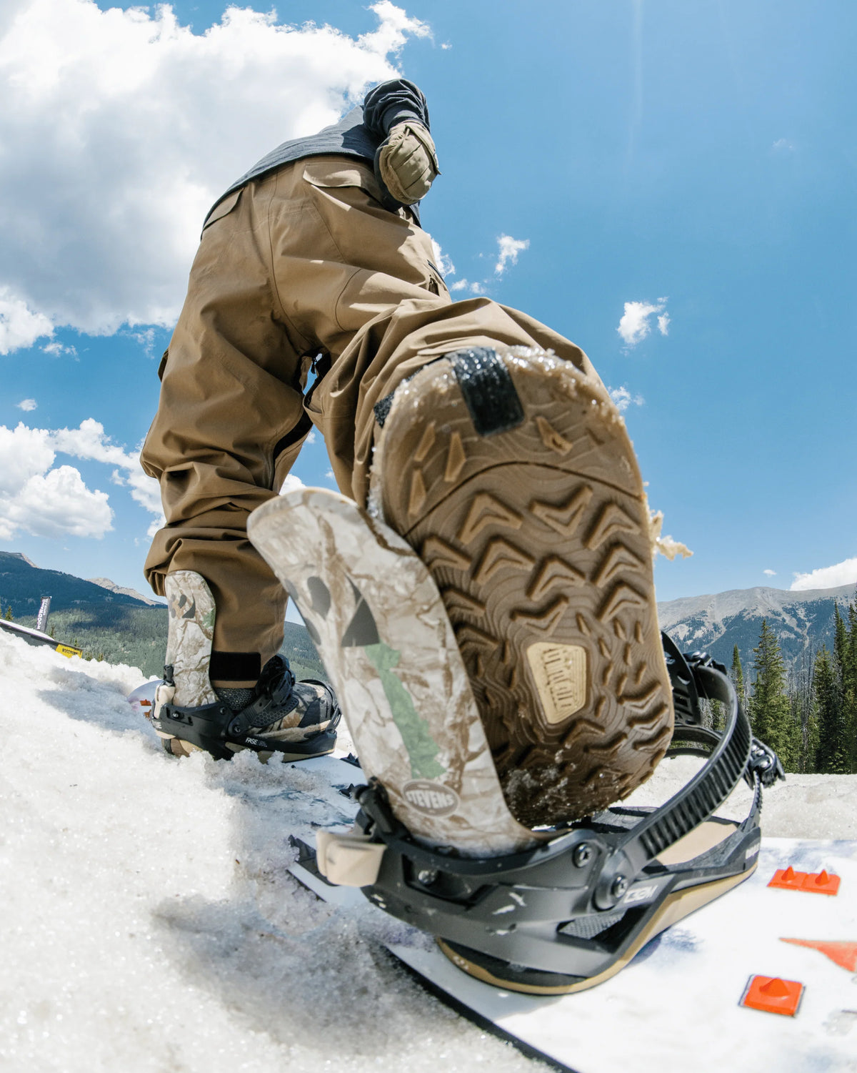 Thitytwo T32M Stevens FASE Bindings- Stevens Brown Black