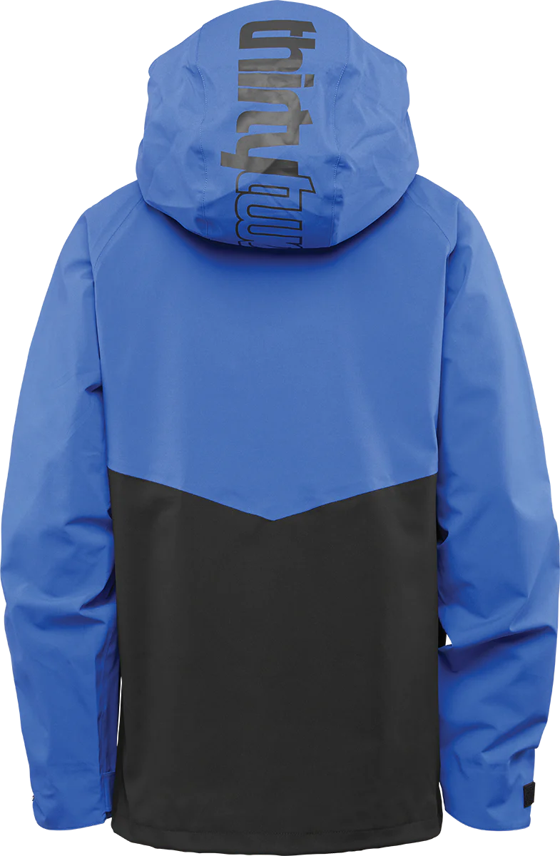 Snow Jacket THIRTYTWO Grasser Mens Jacket- Black/Blue, 2025