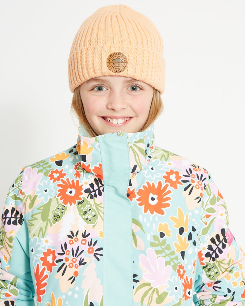 XTM Frankie Youth Girls' Snow Jacket - Turquoise Banksia