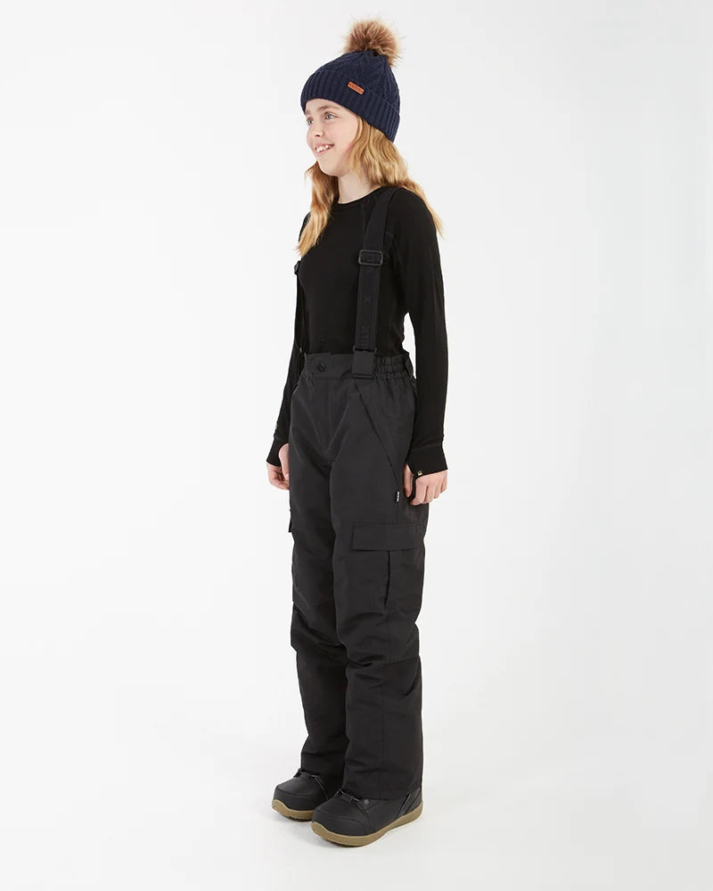 XTM Kids Scoobie II Ski Pant with removable Braces 10-16 years - Black or Lavender