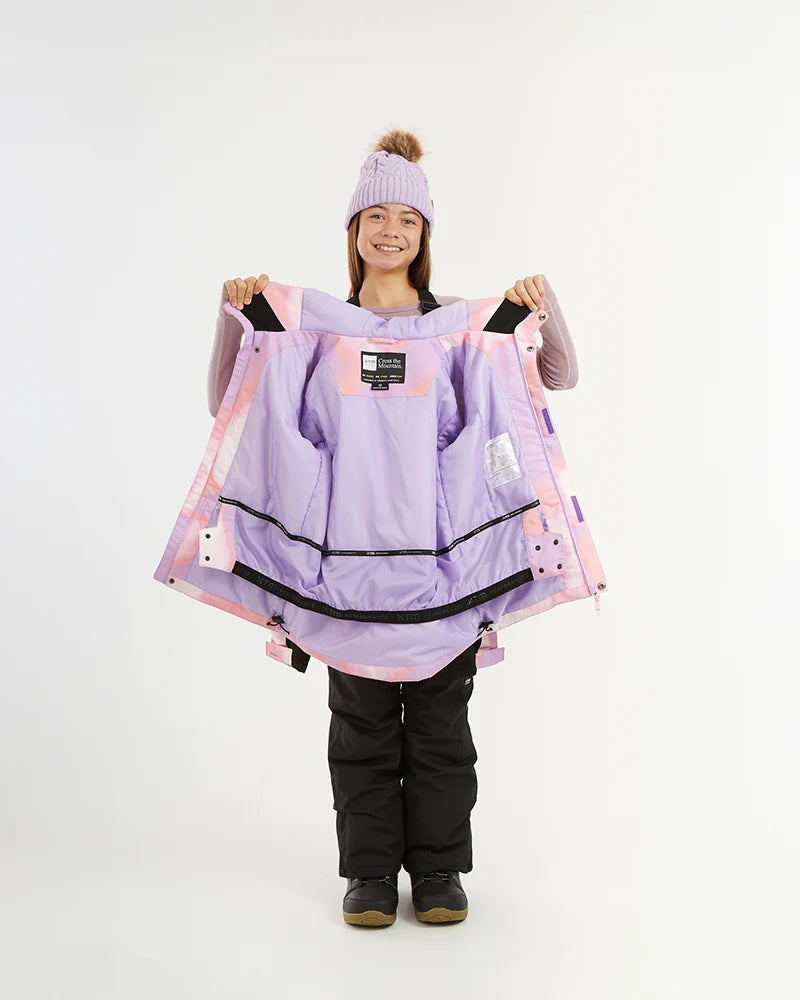 XTM Kids Cosmic Ski Jacket 10-16 Years - Aurora Lavender