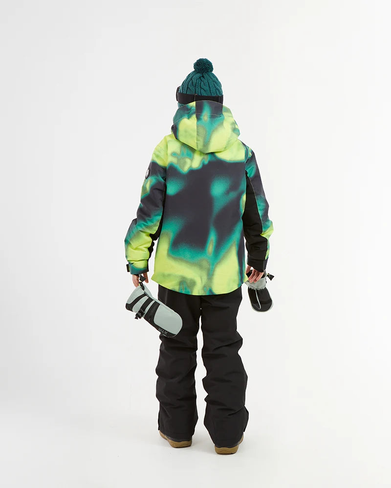 XTM Kids Cosmic Ski Jacket 10-16 Years - Aurora Lime