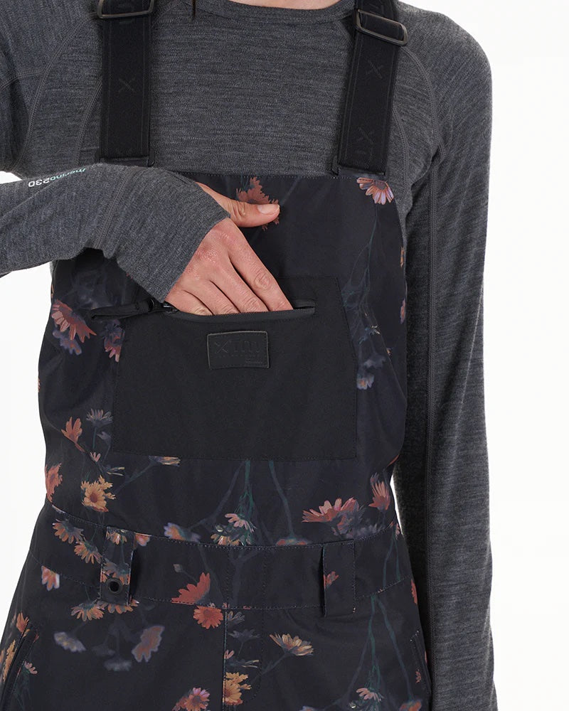 XTM Snow Bib & Brace Harper Ladies Snow Pant - Floral