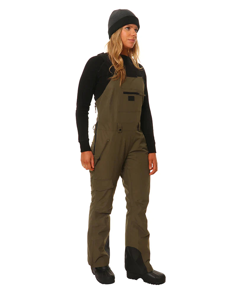 XTM Snow Bib & Brace Harper Ladies Snow Pant - Ivy green