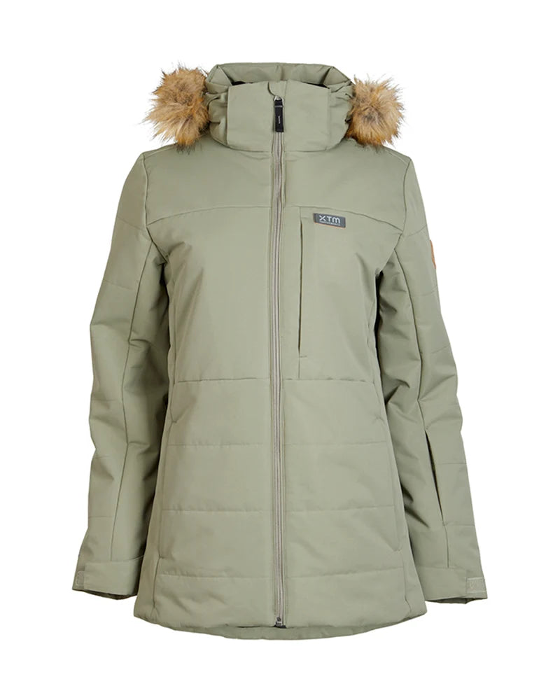 XTM Province Womens Ski Jacket - Black, Khaki, Blossom