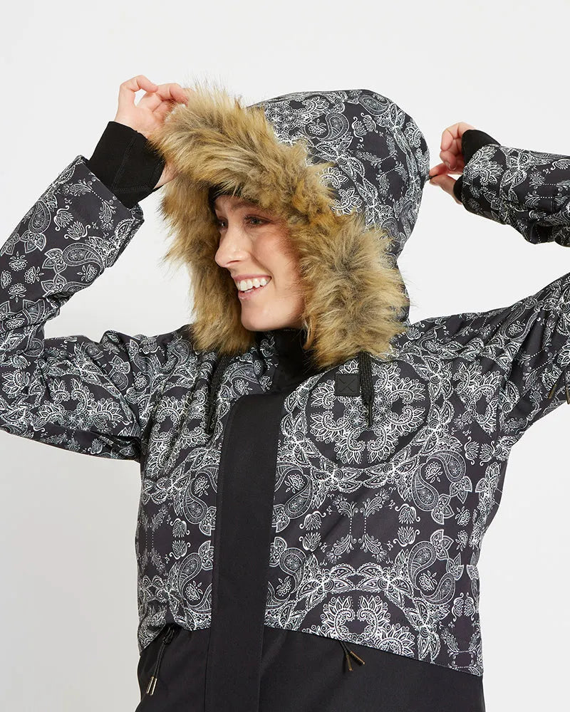 Snow Jacket XTM Demi Jacket - Black Paisley