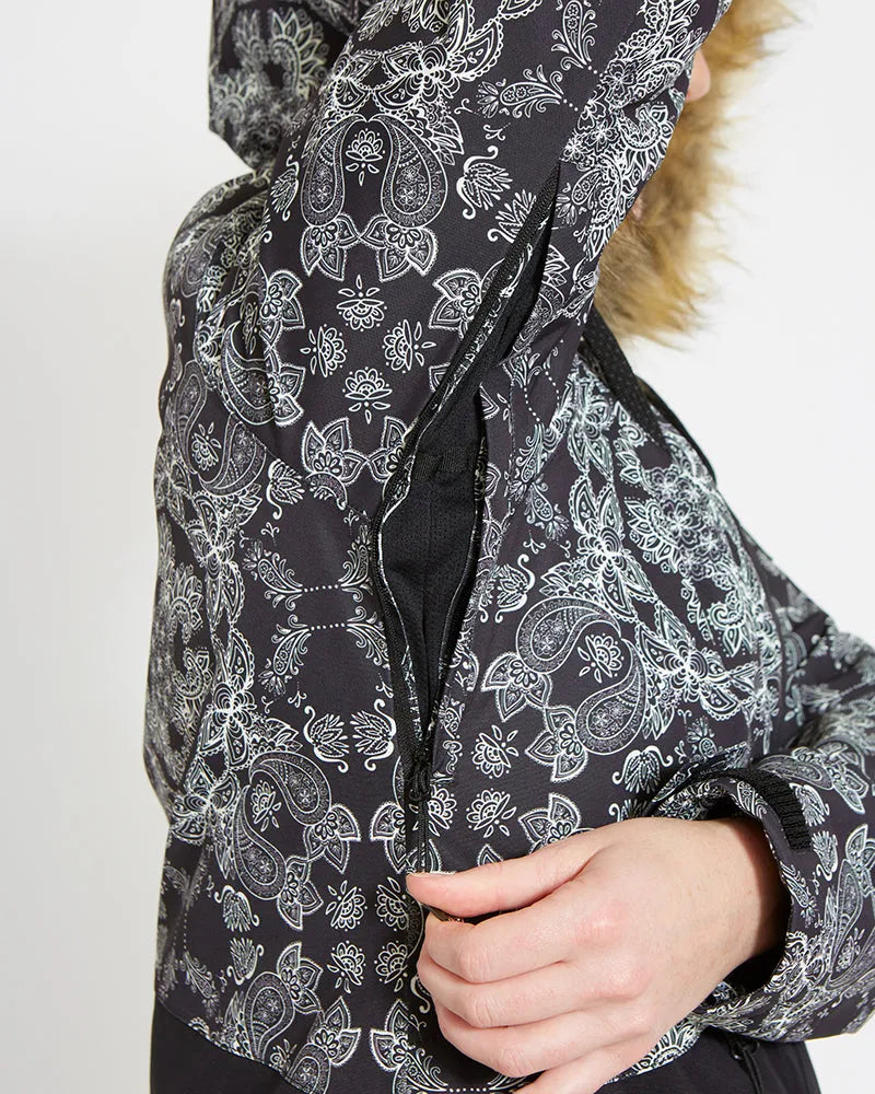 Snow Jacket XTM Demi Jacket - Black Paisley