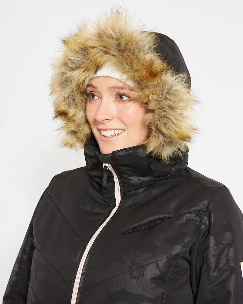 Snow Jacket XTM Thea - Black Botanica