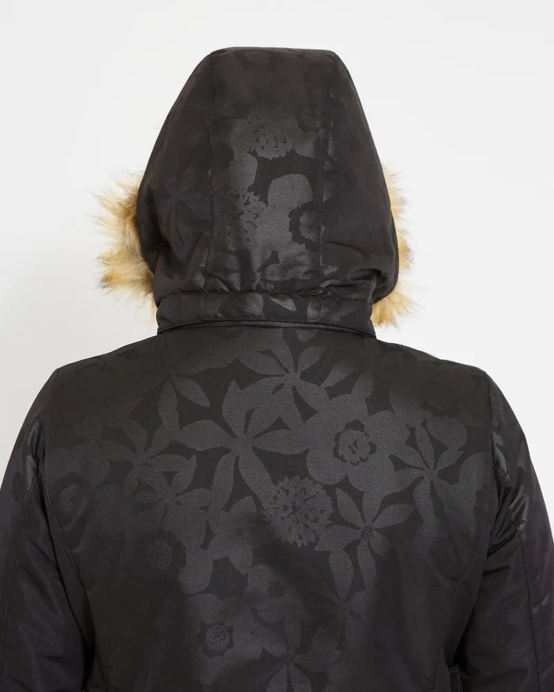 Snow Jacket XTM Thea - Black Botanica