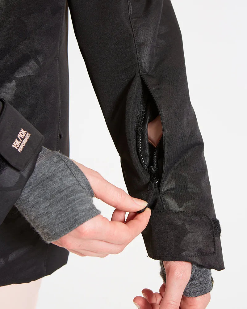 Snow Jacket XTM Thea - Black Botanica