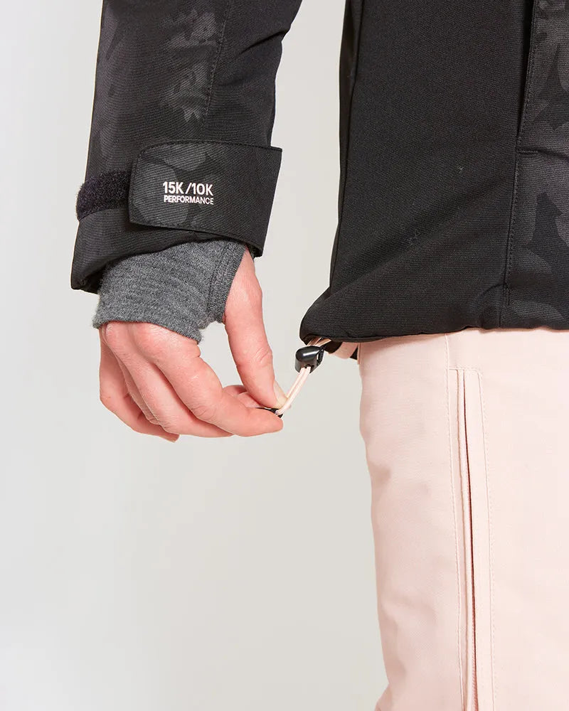 Snow Jacket XTM Thea - Black Botanica
