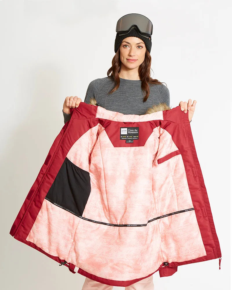 Snow Jacket XTM Kelsey II Womens - Merlot