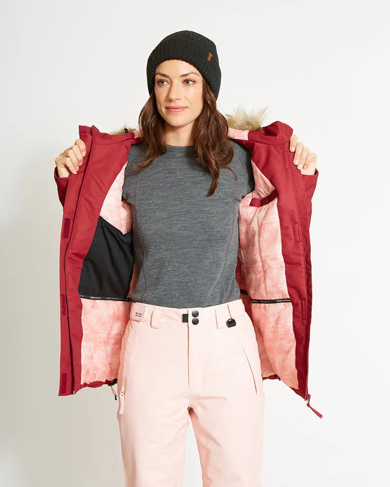 Snow Jacket XTM Kelsey II Womens - Merlot