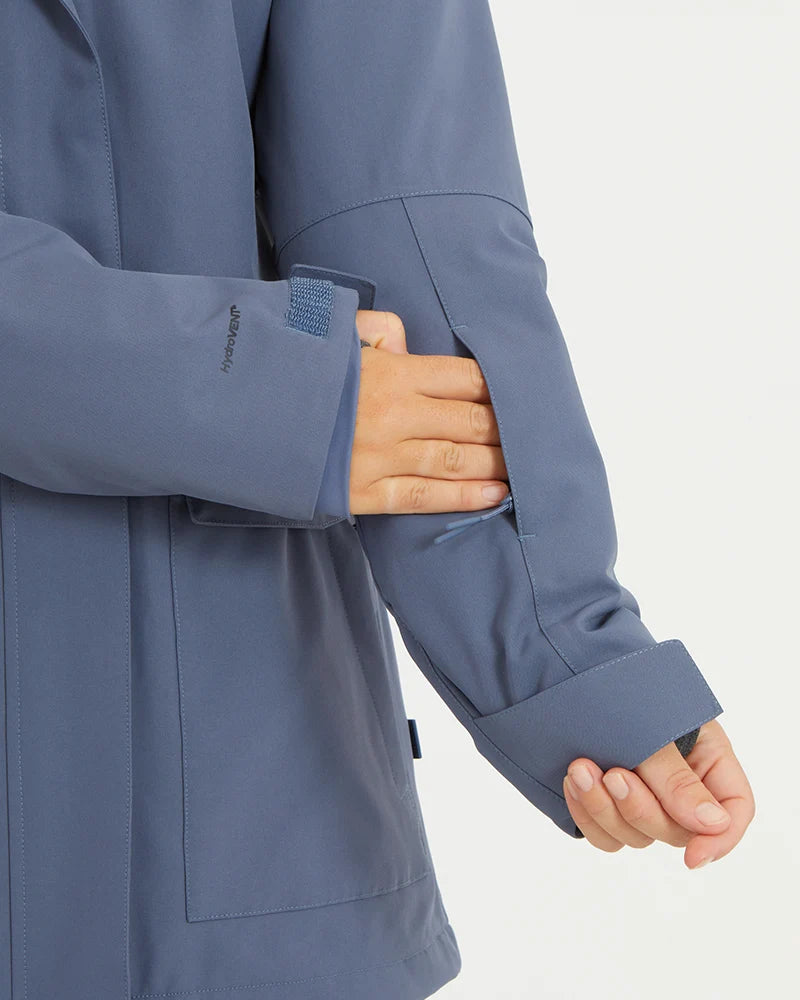 XTM Womens Ryker Snow Jacket- Indigo, Stone Camo NEW