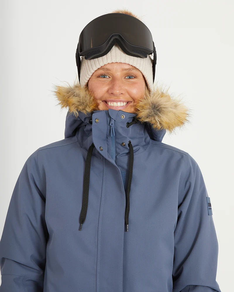 XTM Womens Ryker Snow Jacket- Indigo, Stone Camo NEW