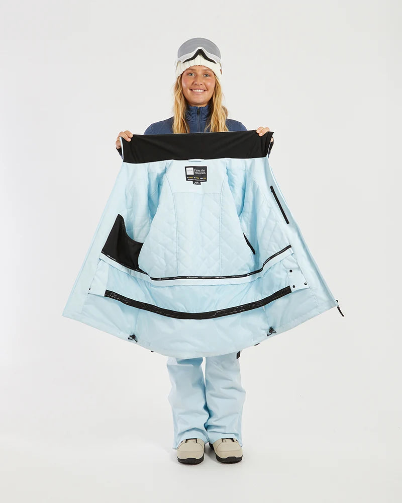 XTM Womens Elevation II Ski Jacket - Black Or Sky Blue NEW